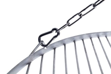 Nierdzewny zestaw do grillowania Ruszt + łańcuch fi 70cm INOX