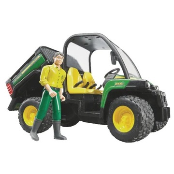 Самосвал Bruder John Deere Gator с водителем 02490
