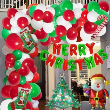 Набор новогодних шаров Деда Мороза, 10 шт.