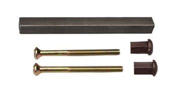 KLAMKA DRZWIOWA ALUMINIOWA BRĄZOWA OKRĄGŁY SZYLD