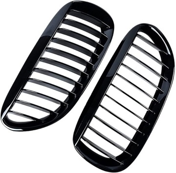 GRILL NERKI BMW E63 E64 2004-2010 CZARNY POŁYSK