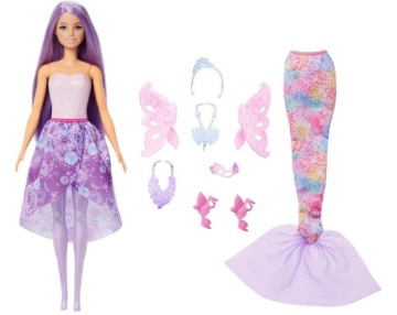 BARBIE фентезі лялька русалка фея 10 стилізації одяг аксесуари JCP74