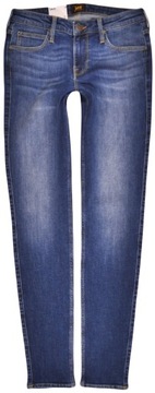 LEE spodnie SLIM blue REGULAR jeans ELASTICATED CAROL _ W27 L31