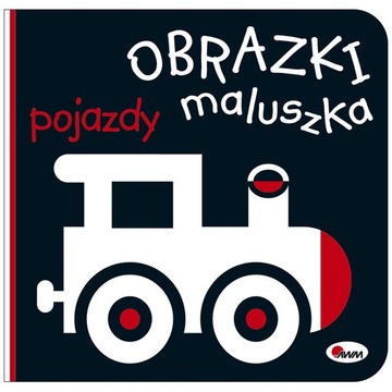 KSIĄŻECZKA HARMONIJKA KONTRASTOWA POJAZDY