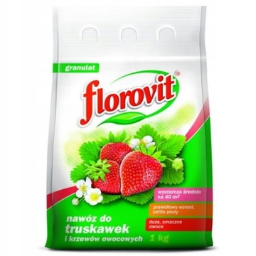 NAWÓZ DO TRUSKAWEK I POZIOMEK 1 KG FLOROVIT KARTON