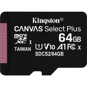 Karta pamięci Kingston-tarjeta de memoria Micro SD-64GB