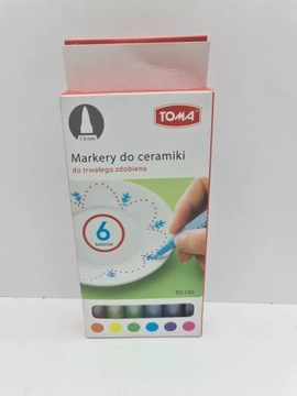МАРКЕРЫ ДЛЯ КЕРАМИКИ 6 ЦВЕТОВ