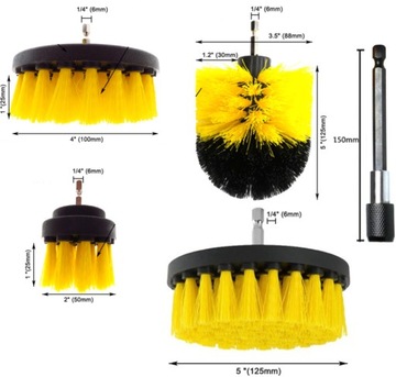 ЩЕТКИ ДЛЯ БРЕЛА ДЛЯ ЧИСТКИ 5 ЭЛЕМЕНТОВ