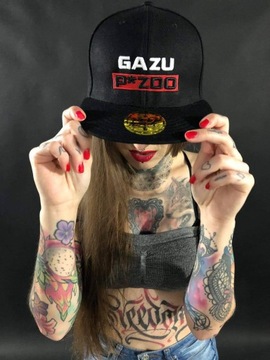 Czapka z daszkiem Gazu P*zdo dla motocyklisty Ride
