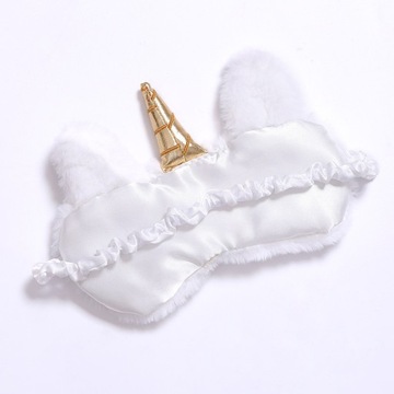 СПАЛЬНАЯ ПОВЯЗКА ДЛЯ ЕДИНОРОГ МАСКА БЕЛАЯ