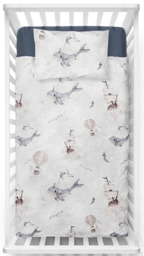 Постельное белье с наполнителем 120х90см Небесный океан