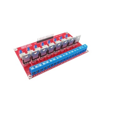 Przekaźnik 8x SSR ECO Triaki Detekcja 0 ARDUINO