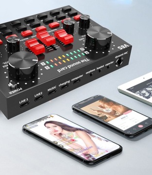 Аудиокарта USB Bluetooth Музыка в прямом эфире