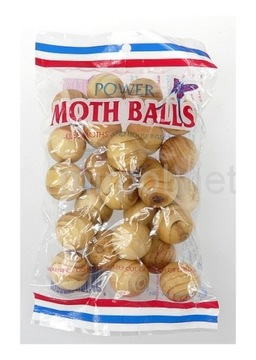 KULKI Z NAFTALINY NA MOLE DREWNIANE 140 G