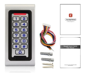 КОДОВОЙ ЗАМОК ДЛЯ ВОРОТ С КОДОМ WIFI ШИФРОВАТЕЛЬ TUYA RFID КЛАВИАТУРА