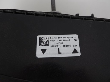 LAMPA LAMPY PRAWA LEWA TYŁ TYLNA BMW F40