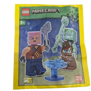 LEGO Minecraft Polybag 662303 Podróżnik, Utopiec, Axolotl NOWY