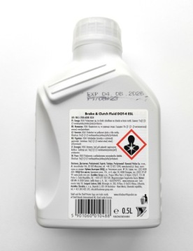 ТОРМОЗНАЯ ЖИДКОСТЬ SHELL DOT 4 ESL