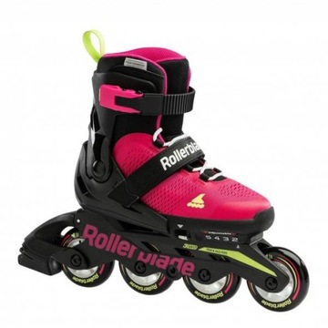 ROLKI ROLLERBLADE MICROBLADE Pink/Light Green r. 33-36,5