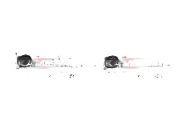 2X TŘMENY BRZDY KAMOKA PŘEDNÍ L+P DO MITSUBISHI SMART COLT VI FORFOUR I