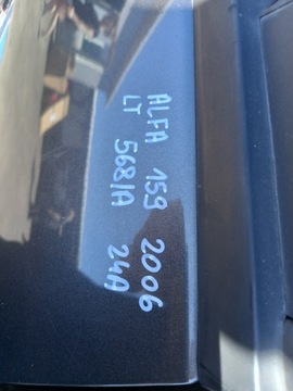 ALFA ROMEO 159 ДВЕРИ ЗАДНИЙ ЛЕВЫЙ ЛЕВЫЙ ЗАДНИЙ 568/A