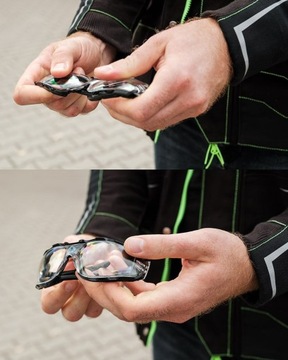 БЕЗОПАСНЫЕ ОЧКИ С ПЕНОВОЙ ВСТАВКОЙ, БЕЛЫЕ ЛИНЗЫ, КЛАСС УСТОЙЧИВОСТИ NEO