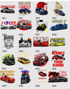 Дрифт автомобильная спортивная футболка, Выкройки для тюнинга