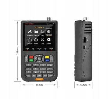 MIERNIK DIGITAL SATELLITE V8 FINDER 2 DVB-S/S2/S2X