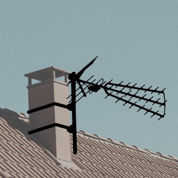 ЗАЖИМ ДЛЯ ДЫМОХОДА 7м + МАЧТА 1,5м, алюминий 1,5мм