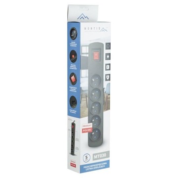 РАЗЪЕМ ПИТАНИЯ 5 РОЗЕТОК 3 м