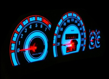 Opel Astra F Meter Indiglo Mocks Pattern 3