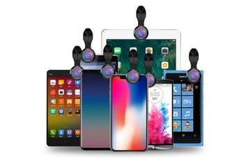 НАБОР ОБЪЕКТИВОВ ДЛЯ ТЕЛЕФОНА APEXEL 10 В 1 МАКРО ШИРОКОУГОЛЬНЫЙ CPL