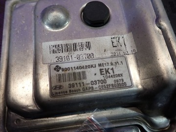 HYUNDAI I20 I 1.2 G4LA JEDNOTKA ŘÍZENÍ MOTORU 39111-03700 39101-03700