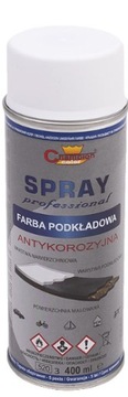 SPRAY Farba Champion 400ml PODKŁADOWA BIAŁA