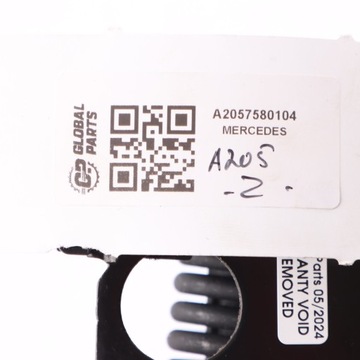 MERCEDES A205 CABRIO PRUŽINA KRYT KUFRU LEVÝ A2057580104