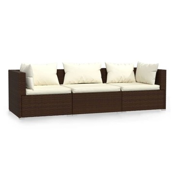 KANAPA OGRODOWA SOFA TARAS ZESTAW Mebli Ogrodowych