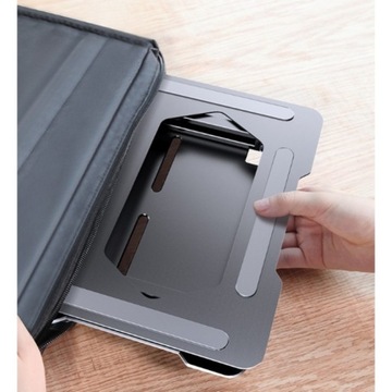 Регулируемая эргономичная подставка для ноутбука.