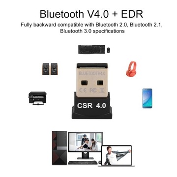 CSR4.0 Mini Adapter USB Bluetooth Odbiornik