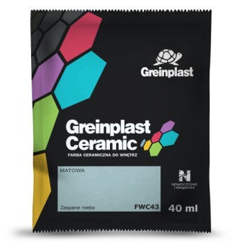 Farba ceramiczna Greinplast 60 kolorów Tester