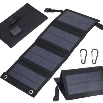 ТУРИСТИЧЕСКОЕ СОЛНЕЧНОЕ ЗАРЯДНОЕ УСТРОЙСТВО ДЛЯ ТЕЛЕФОНА СОЛНЕЧНАЯ ПАНЕЛЬ 5В 10ВТ USB