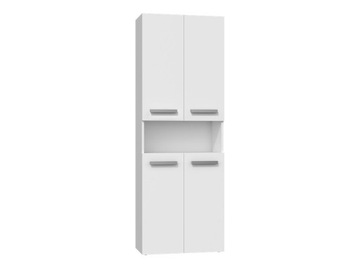 SZAFKA SŁUPEK 60CM KUCHNIA ŁAZIENKA KOSZ BIAŁA