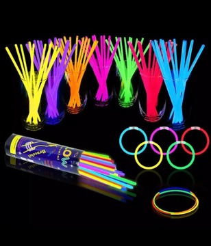 браслеты с люминесцентными светодиодными палочками