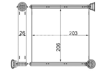 MAHLE RADIÁTOR AUDI A3 Q2 Q3 CUPRA ATECA FORMENTOR SEAT LEON