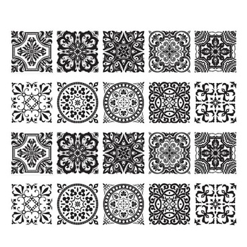 20 . Waterproof self-adhesive tile stickers