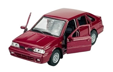 WELLY FSO POLONEZ CARO PLUS CZERWONY 1:34 LEGENDY PRL NOWY MODEL METALOWY