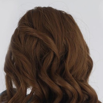 1/4 кукла своими руками, красивые длинные кудри, волосы и дисплей