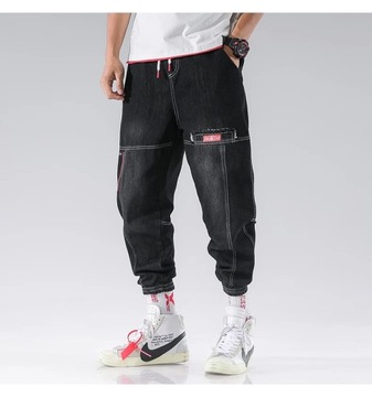 2024 New Streetwear Hip Hop Cargo Pants Men's Jean