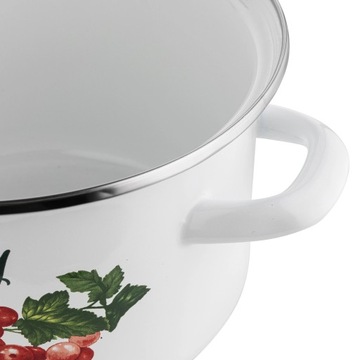 GARNEK EMALIOWANY KALINA EMALIA PLESZEW 16 CM 2 L