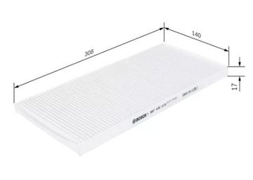 BOSCH 1 987 432 019 FILTR VENTILACE PROSTORU SPOLUJEZDCE