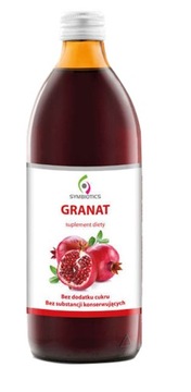 Sok z granatów 1l NATURALNY bez konserwantów cukru